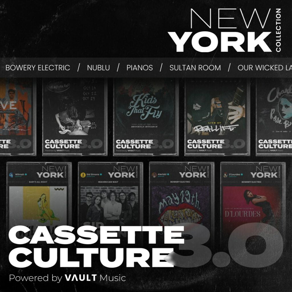  vault culture web3 cassette music tech bridging 