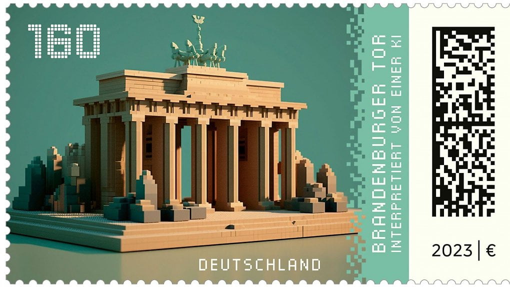  stamp nft deutsche polygon launches gate brandenburg 