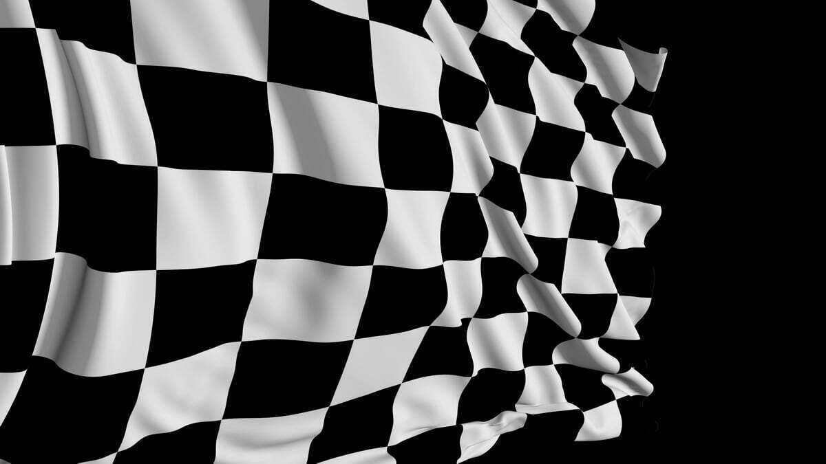 3d-rendering-of-checkered-flag-the-fabric-develops-smoothly-in